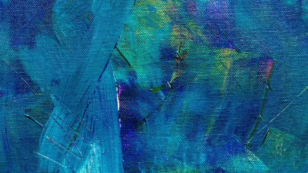 Detail of an abstract painting