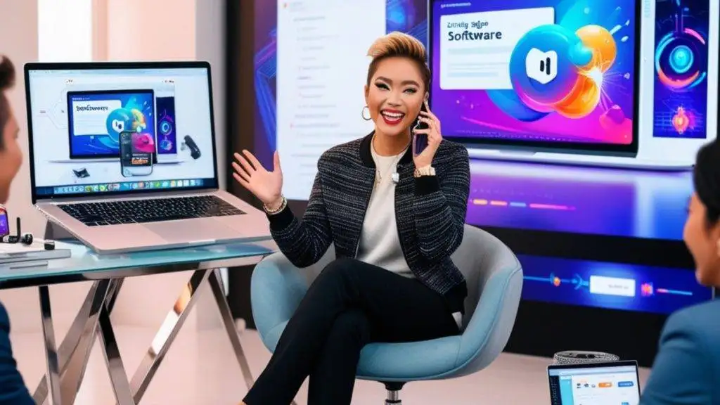 Asian KOL live streaming a software solutions to their audience