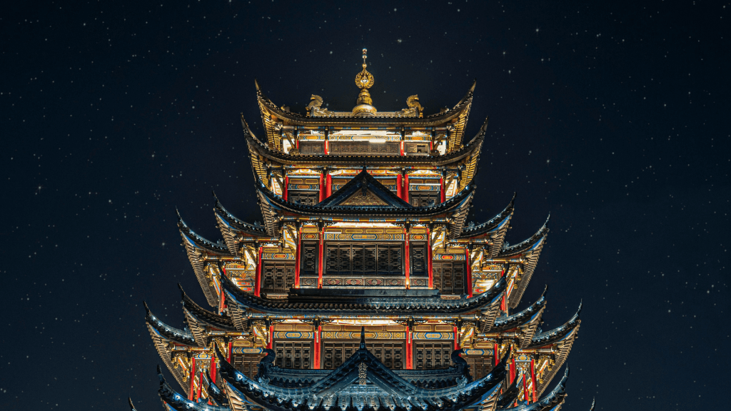 China Temple and modernisation