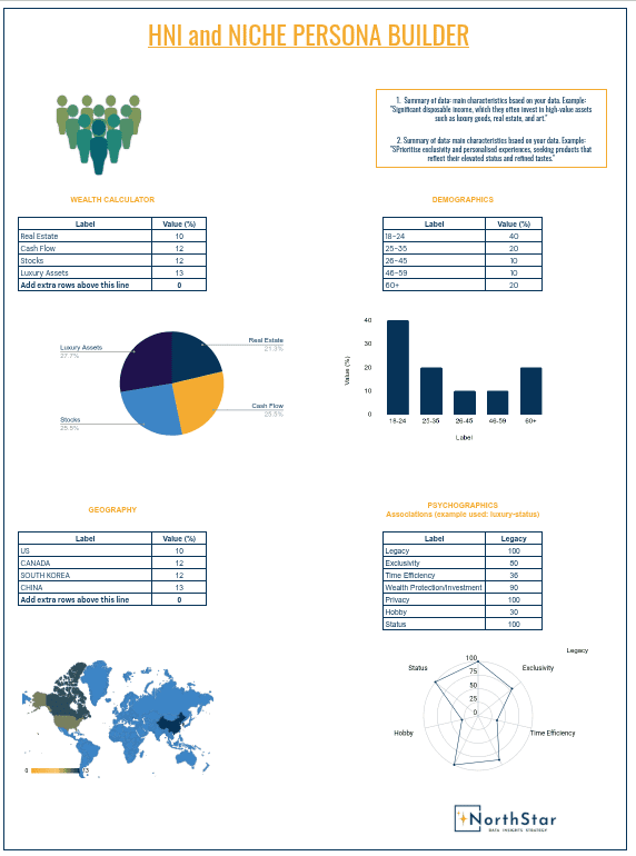 Northstar Consulting UK Niche Persona Builder for Boutique brands and microbusinesses and SMEs