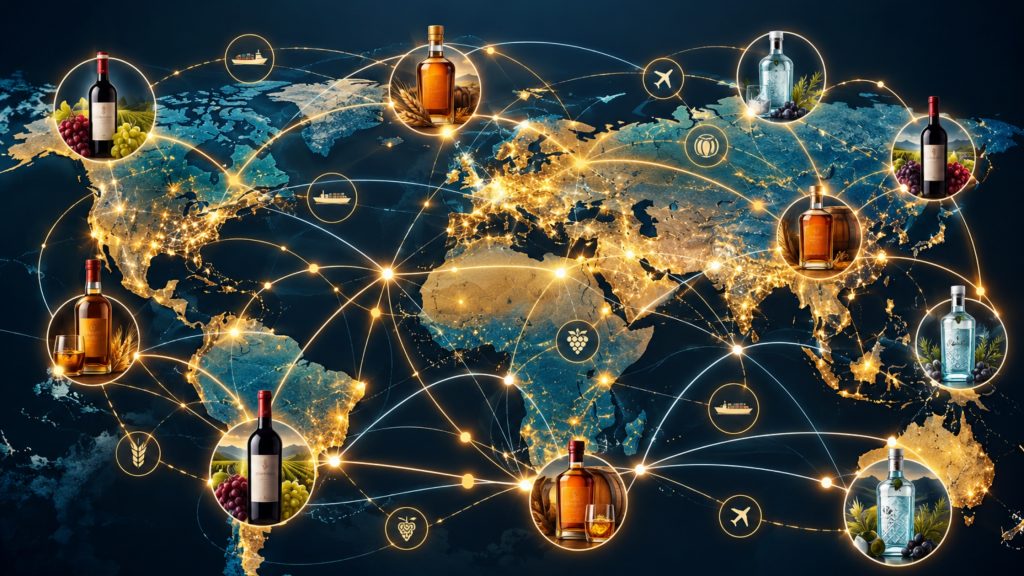 Internationalisation Network of F&B map